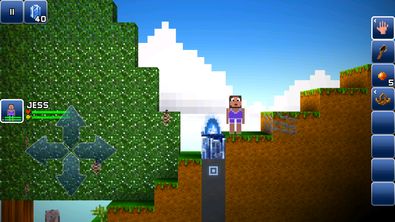 time crystal placed above the spawn portal base